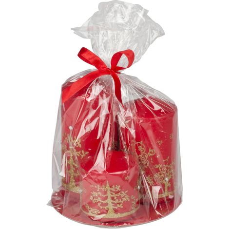 Bougie de Noël Cire 3 Pièces