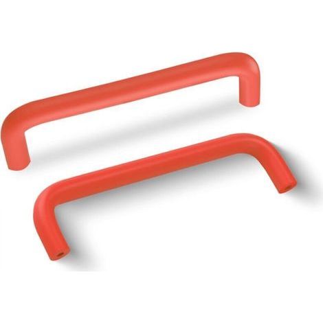 4 Pièces Poignée de Meuble en Aluminium 96mm Poignees de Portes pour Placards avec Vis Boutons Tiroir pour Armoire Cuisine,Orange (1/5)
