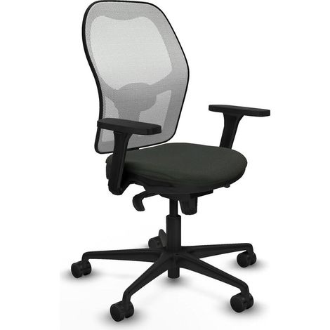Piqueras-y-crespo Sedia Ergonomica Jorquera Nera per Ufficio