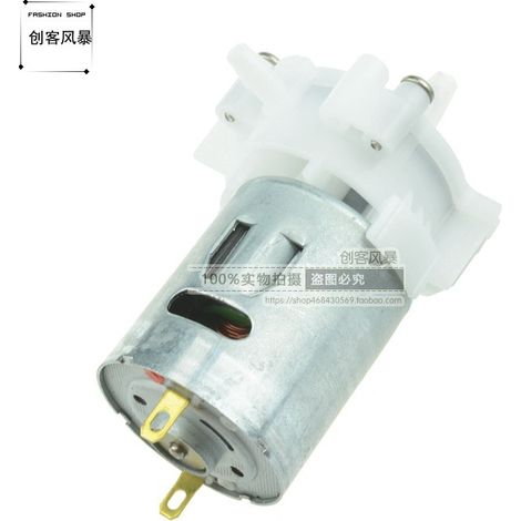 Miniature gear pump, mini motor, DIY small oil pump, self-priming water pump RS-360SH motor, small aquarium water pump (1/4)