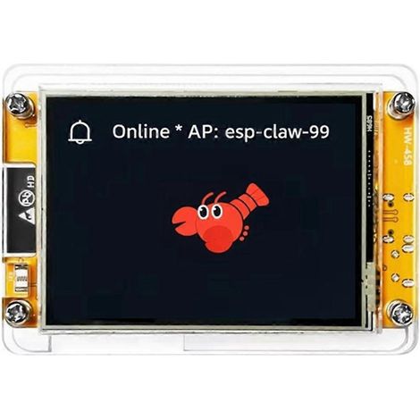 Placa de agente de IA NM-CYD-C5 ESP-Claw con ESP-Claw para dispositivos IoT, Wi-Fi de doble banda para GPT Claude DeepSeek con estuche. (1/5)