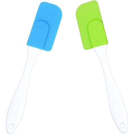 Spatule Silicone, 2 Pcs Spatule Silicone Patisserie, Mini Spatule de Cuisine, pour Cuisine, Remuer, Enrober, Faire des Gâteaux (1/5)