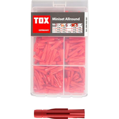 TOX Assortiment standard Miniset Allround, 240 pièces - 094900081 (1/4)