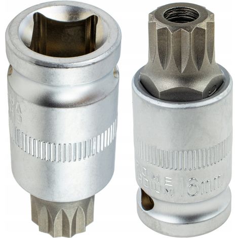 Douille spline M16 avec trou pour bouchon d'huile de boîte de vitesses VW AUDI (1/5)