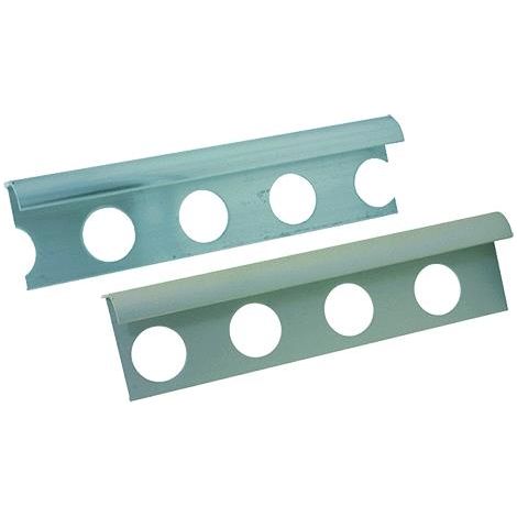 Profilo Jolly Piastrelle Alluminio Mm12,5- Cm 270 Satinato Bordi Arrontond. 1 Pz