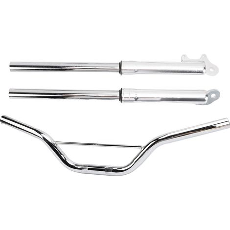 Guidon de moto de 22mm avec fourche avant, ensemble d'amortisseurs de remplacement en alliage métallique pour Apollo Motocross Mini Dirt Pit Bike (1/5)