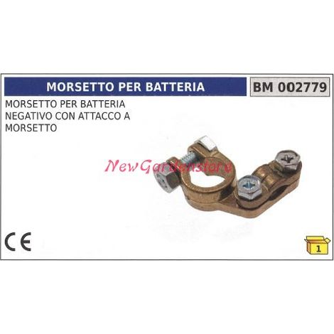 Morsetto per batteria negativo con attacco a morsetto 002779