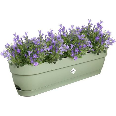 Vaso rettangolare da Balcone Elho 70 cm Verde Plastica (1/5)