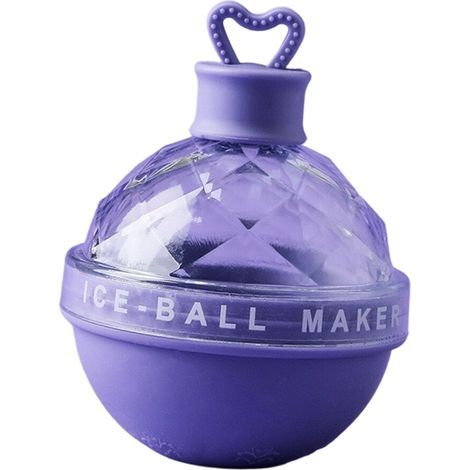 La construction en silicone du plateau à glaçons sur le-Violet