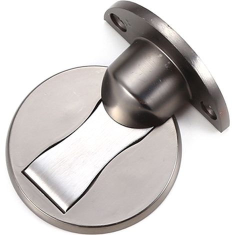 Door Stopper - Magnetic Floor Door Holder - Stainless Steel Zinc Alloy - For Doors with 5-16 mm Gap - 1 Piece (1/5)