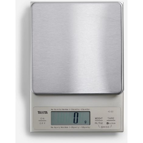 Balance de cuisine numérique – Balance alimentaire en acier inoxydable, balance de précision 3 kg, balance digitale pour cuisiner et pâtisser, argentée (1/5)