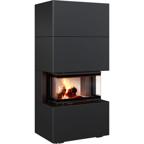 Kamineinsatz Easy Box NBC 7 kW Stahl-Schwarz 3 Scheiben Ofen Kamin Heizeinsatz (1/5)
