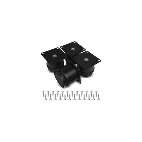 Set di 4 piedini per mobili, gambe per tavolo regolabili in acciaio inox da 50 mm, gambe per mobili da bagno, gambe per mobili da ufficio, gambe per mobili da cucina, altezza regolabile da 0 a 15 mm,