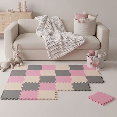 27 Pezzi Tappetino Puzzle per Bambini-30x30 Tappeto Neonato Tatami Gioco Bimbo (1/5)