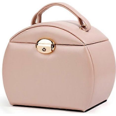 Joyero musical de bailarina, joyero de cuero con cerradura para niñas con cajones, joyero para niños, joyero con melodía de Canon, regalo de cumpleaños