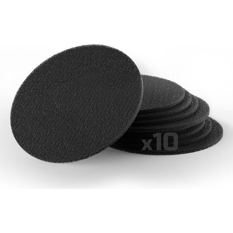 Lot de 10 Filtres à Charbon Actif 35ppi – Filtre Universel Rond 155mm – Filtre de Rechange Anti-Odeurs et Graisses pour Hottes à Recyclage – Accessoire Compatible pour Hottes Compactes Portables (1/5)