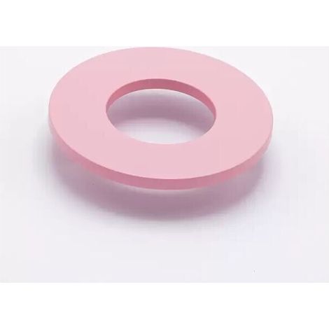 Maniglia rotonda rosa in groffato fine 135x74x26mm - 310 Giotto