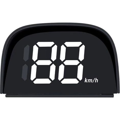 Velocímetro digital HUD universal, apto para coches, motocicletas y bicicletas, pantalla de 2 pulgadas, color verde. (1/5)