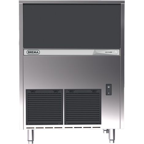 Machine à Glaçons Pleins 77 kg/24h Réserve-Bac 40kg Condenseur Air et Pompe de Vidange - BREMA