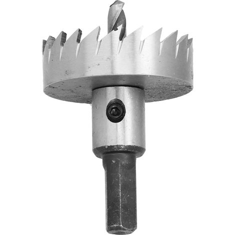 Scie cloche HSS 45mm en acier rapide, outil de coupe pour métal, cuivre, inox et tôle d'acier, trépan perforateur (1/5)