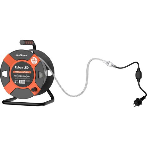Enrouleur LED - LINK2HOME - 25 m - 1000 Lm - 10 W
