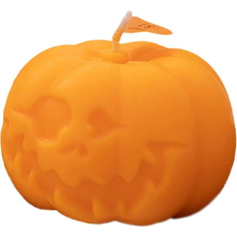 Bougies d'Halloween mignonnes, réalistes, chaleureuses et sûres, pour décorer la maison, la chambre, le salon (1/5)