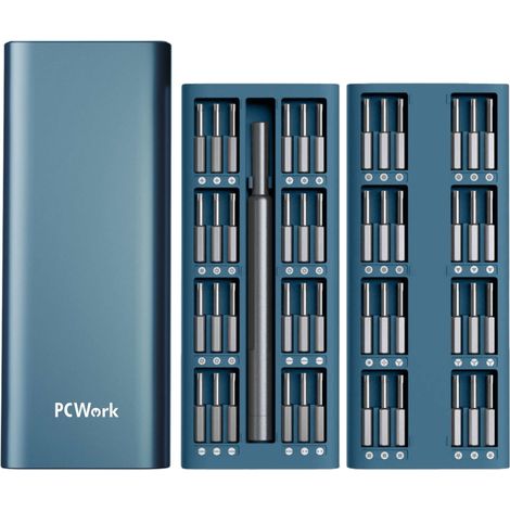 Werkzeugset pcwork pcw08b 48 Teile Aluminium magnetisch (1/3)