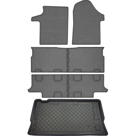 Mercedes Vito W447 VAN (5 puertas) desde 10.2014 SET - alfombrillas de goma para coche + alfombrilla para maletero (1/5)
