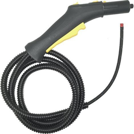 Tuyau de commande de vapeur avec poignée compatible avec Karcher SC4 SC2 SC3 CTK10 STK20 (1/4)