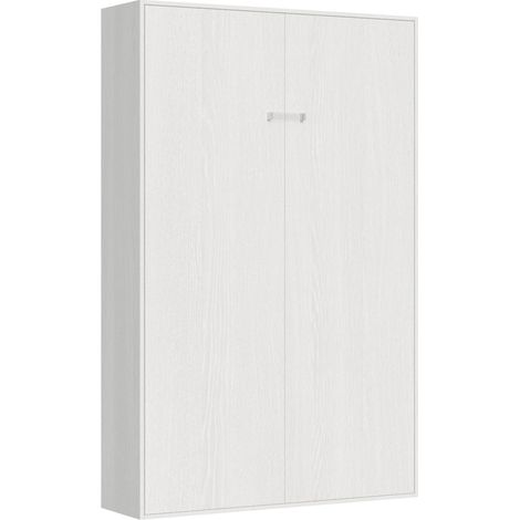 Letto Matrimoniale Francese a Scomparsa Salvaspazio Kentaro H210 cm Bianco (1/3)