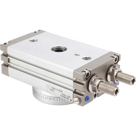 Actionneur pneumatique rotatif à crémaillère et pignon, vérin à double effet 20 mm MSQB20A (1/5)