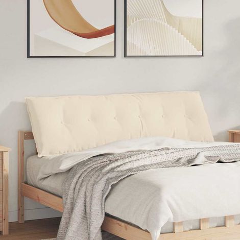 Rückenkissen Beige 160 x 50 cm Mikrofaserstoff (1/5)
