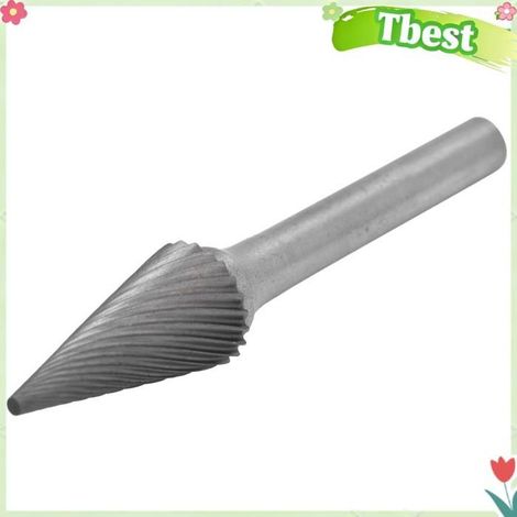 Tbest Fraise double de forme Fraise en Carbure 12mm Acier au Tungstène Robuste Durable Double de Forme quincaillerie douille (1/5)