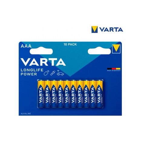 Baterías Varta Alkali High Energy AAA 10x Blister (por 20)