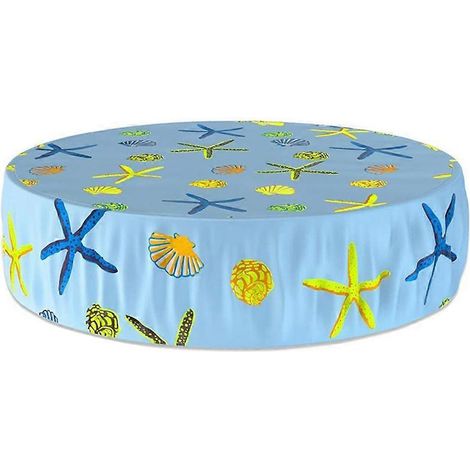Couverture ronde pour piscines de 122 cmidéale été et hivermême pour les piscines pour chiens. Résistante aux UVimperméable et anti-poussière. (1/5)