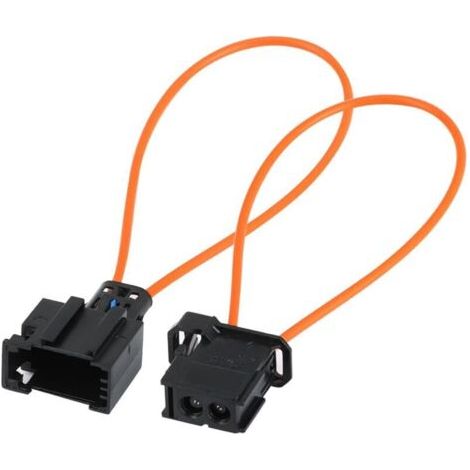 2 Pièces Adaptateur Mâle et Femelle de Dérivation de Boucle, Adaptateur Fibre Optique Loop Bypass Most Fibre Optique Réparation Diagnostic Outil Systèmes pour Benz Audi Mercedes BMW VW Porsche (1/4)