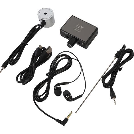 Détecteur de fuites d'eau à double sonde USB pour canalisations souterraines, avec casque audio pour chantiers de plomberie. (1/5)
