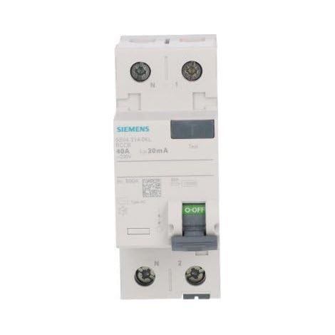 Interruttore differenziale Siemens 5sv4314-0kl 40A 30mA