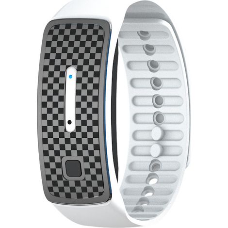 JSSEVN-Bracelet Insectifuge Rechargeble, Bandes de Moustique, Anti Bracelet de Moustique pour des Activités en Plein Air D'adultes D'enfants (Blanc) (1/5)