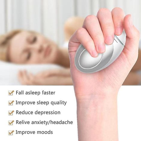 Pulsierendes Mikrostrom-Massagegerät zur Stimulation, Hypnose, Einschlafhilfe und Linderung von Schlaflosigkeit. Lindert psychische Beschwerden und Angstzustände. Entspannung für Kinder und Erwachsene