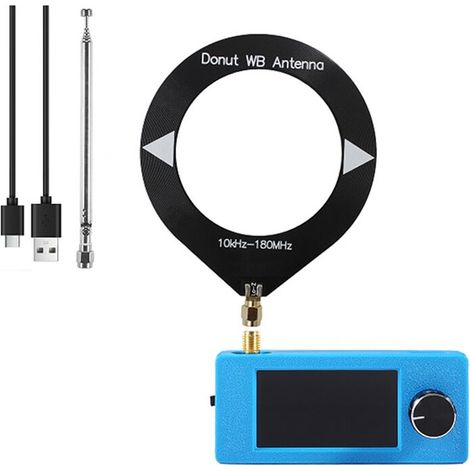 Geeignet für den Mini-Radioempfänger SI4732, 10 kHz-180 MHz HF/SW/MW/VHF tragbares FM/AM/LSB/USB-Radio, 1,9-Zoll-IPS-Bildschirm-Mini-Radio.