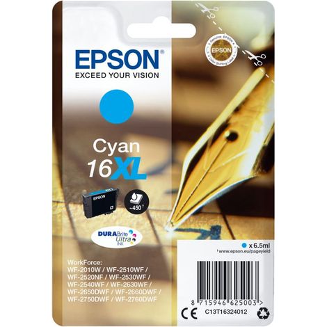 Epson Pen and crossword Singlepack Cyan 16XL DURABrite Ultra Ink (1/5)