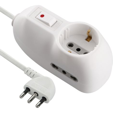 ELECTRALINE MULTIPRESA BIP. + SCHUKO +TERMICO 62023 (1/5)