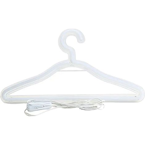 Innovador perchero iluminado, organizador de ropa - blanco