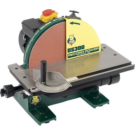 Record Power DS300 DS300 Cast Iron Disc Sander 305mm (12in) RPTDS300