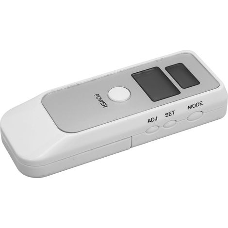 Éthylotest électronique précis, mesure fiable, affichage double LCD, portable, détecteur d'alcoolémie pour usage individuel et professionnel. (1/5)