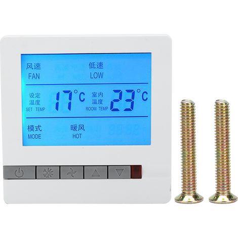 Eosnow Digital Thermostat Intelligentes Klimaanlagen LCD -Display -Temperaturcontroller AC180‑260V
