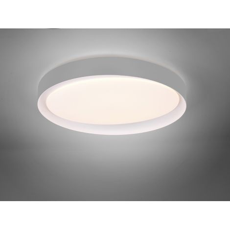 LED Deckenleuchte ZETA grau/weiß Ø48cm Fernbedienung, 2700 - 6500 Kelvin dimmbar (1/5)