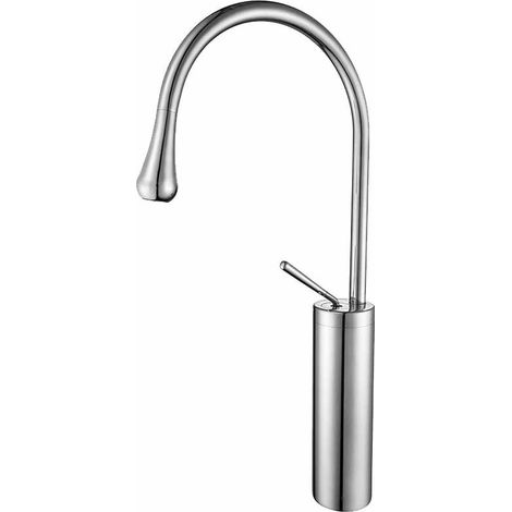 Robinet de lavabo, eau chaude et froide, vasque à poser, meuble-lavabo, robinet de lavabo, vasque surélevée pivotante