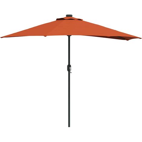 Parasol de jardin Terre cuite 294 x 150 x 224 cm